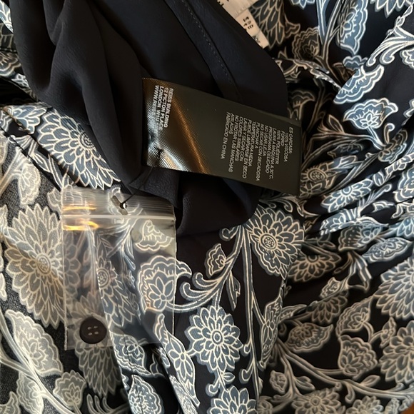 NWOT Reiss Navy Floral Dress - Picture 12 of 14